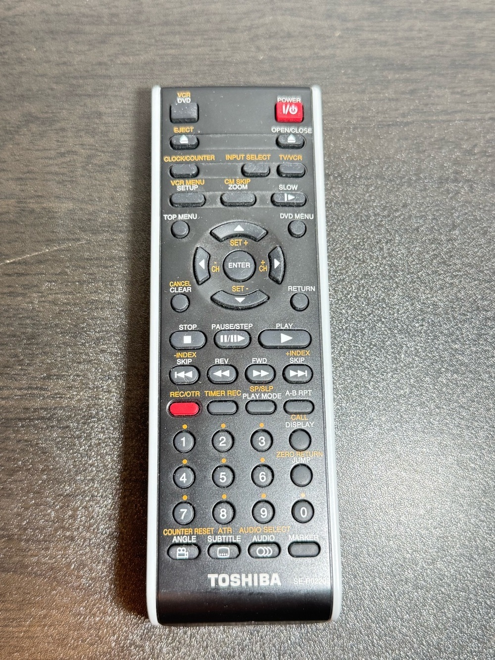 Genuine Toshiba SE-R0220 Remote Control OEM - TV / DVD / VCR Combo